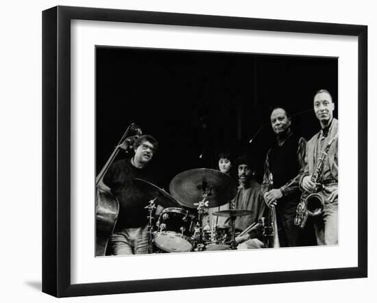 The Jj Johnson Quintet at the Hertfordshire Jazz Festival, St Albans Arena, 4 May 1993: Rufus Reid-Denis Williams-Framed Photographic Print