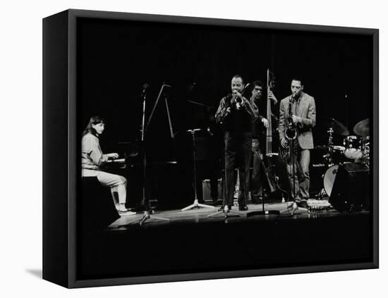 The Jj Johnson Quintet Performing at the Hertfordshire Jazz Festival, St Albans Arena, 4 May 1993-Denis Williams-Framed Premier Image Canvas
