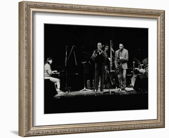 The Jj Johnson Quintet Performing at the Hertfordshire Jazz Festival, St Albans Arena, 4 May 1993-Denis Williams-Framed Photographic Print