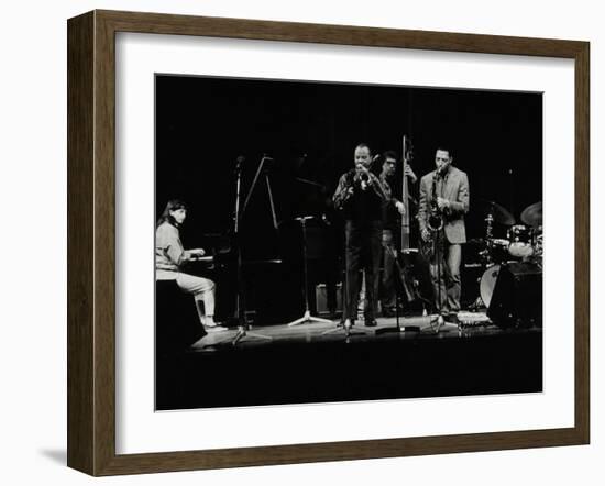 The Jj Johnson Quintet Performing at the Hertfordshire Jazz Festival, St Albans Arena, 4 May 1993-Denis Williams-Framed Photographic Print