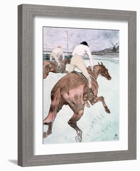 The Jockey, 1899-Henri de Toulouse-Lautrec-Framed Giclee Print