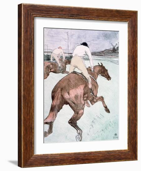 The Jockey, 1899-Henri de Toulouse-Lautrec-Framed Giclee Print