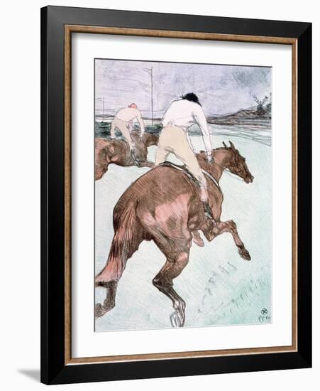 The Jockey, 1899-Henri de Toulouse-Lautrec-Framed Giclee Print