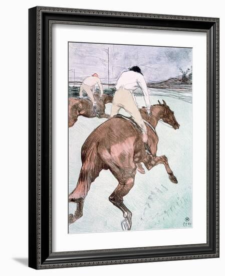 The Jockey, 1899-Henri de Toulouse-Lautrec-Framed Giclee Print