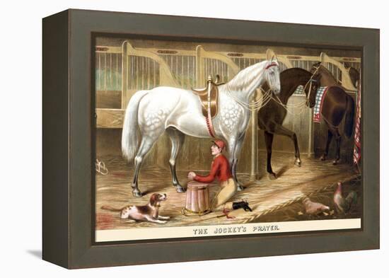 The Jockey's Prayer-Rae Smith-Framed Stretched Canvas