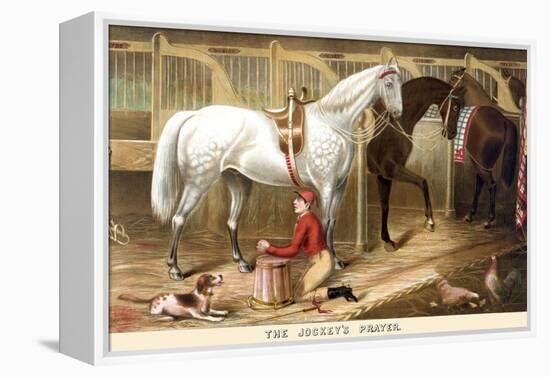 The Jockey's Prayer-Rae Smith-Framed Stretched Canvas