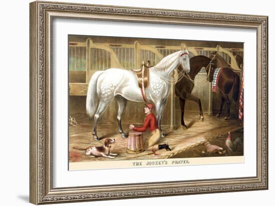 The Jockey's Prayer-Rae Smith-Framed Art Print