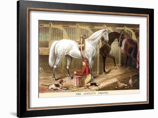 The Jockey's Prayer-Rae Smith-Framed Art Print