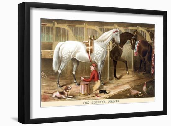 The Jockey's Prayer-Rae Smith-Framed Art Print