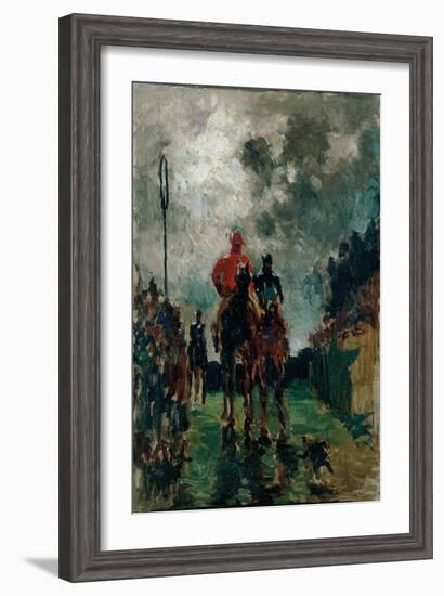 The Jockeys, 1882-Henri de Toulouse-Lautrec-Framed Giclee Print