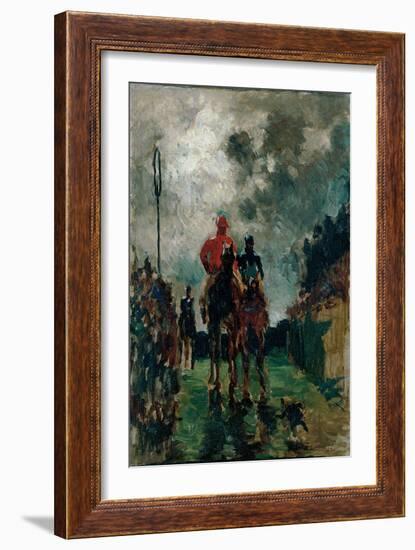 The Jockeys, 1882-Henri de Toulouse-Lautrec-Framed Giclee Print