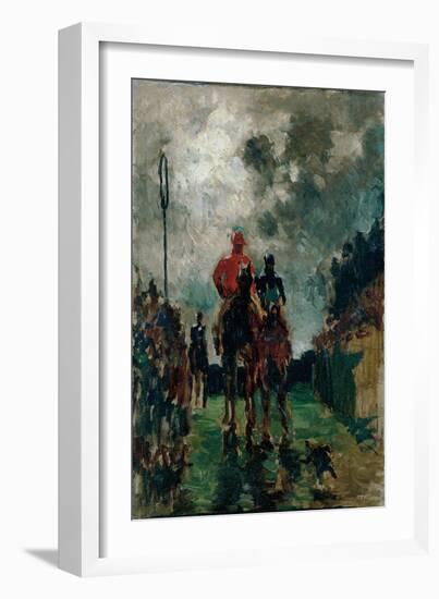 The Jockeys, 1882-Henri de Toulouse-Lautrec-Framed Giclee Print