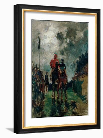 The Jockeys, 1882-Henri de Toulouse-Lautrec-Framed Giclee Print