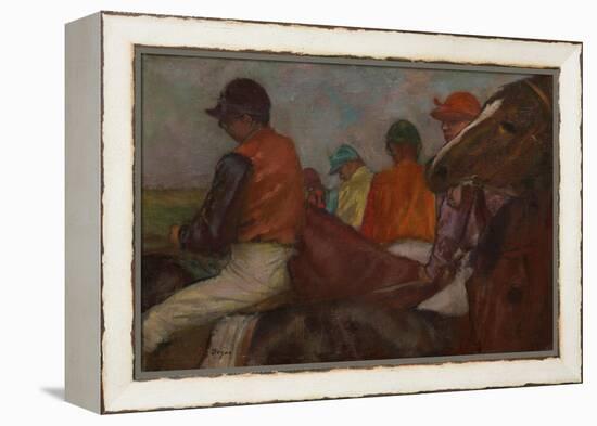 The Jockeys, C.1882-Edgar Degas-Framed Premier Image Canvas