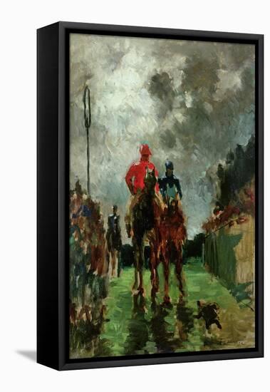 The Jockeys-Henri de Toulouse-Lautrec-Framed Premier Image Canvas