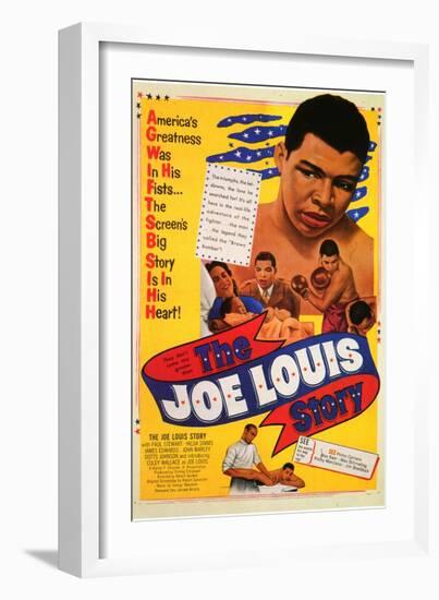 The Joe Louis Story, 1953-null-Framed Art Print