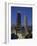 The John Hancock Center on Left, and the Old Water Tower in Low Centre, Chicago-Robert Francis-Framed Photographic Print