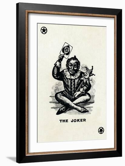 The Joker from a deck of Goodall & Son Ltd. playing cards, c1940-Unknown-Framed Giclee Print