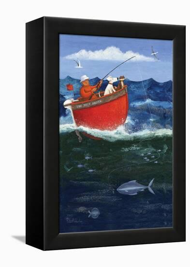 The Jolly Angler-Peter Adderley-Framed Stretched Canvas