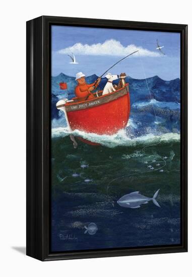 The Jolly Angler-Peter Adderley-Framed Stretched Canvas
