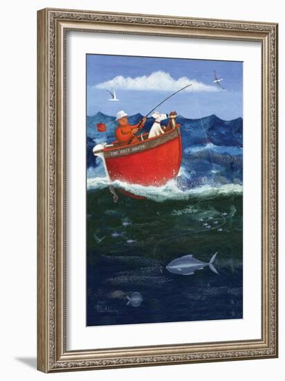 The Jolly Angler-Peter Adderley-Framed Art Print