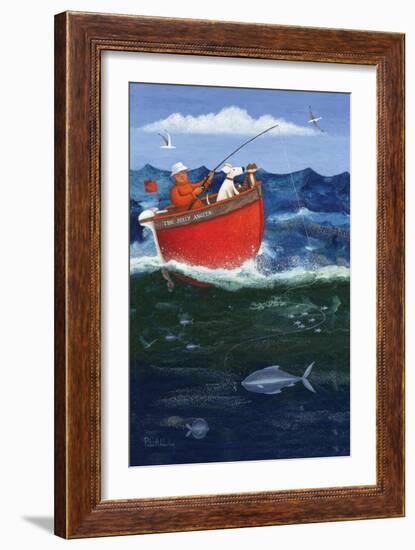 The Jolly Angler-Peter Adderley-Framed Art Print