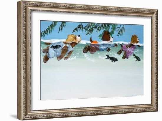 The Jolly Dogs-Francis Phillipps-Framed Giclee Print