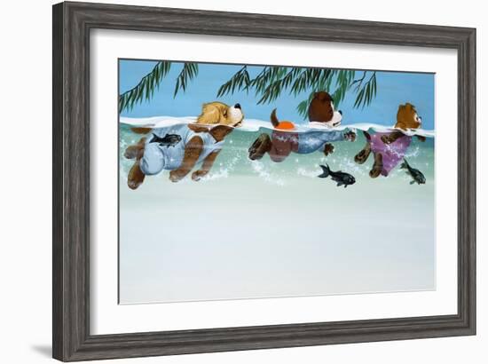 The Jolly Dogs-Francis Phillipps-Framed Giclee Print