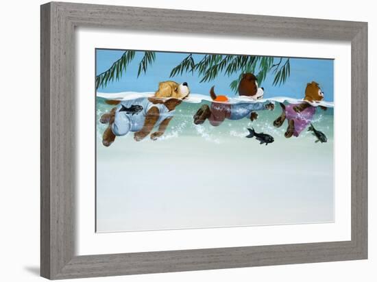 The Jolly Dogs-Francis Phillipps-Framed Giclee Print