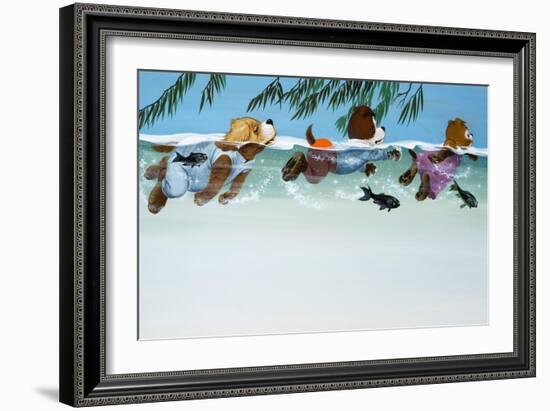 The Jolly Dogs-Francis Phillipps-Framed Giclee Print