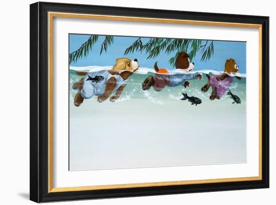 The Jolly Dogs-Francis Phillipps-Framed Giclee Print