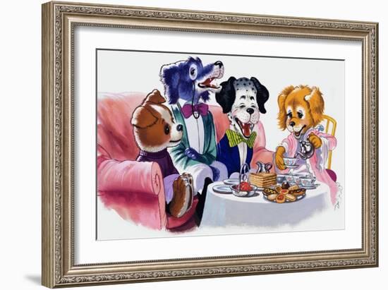 The Jolly Dogs-Francis Phillipps-Framed Giclee Print