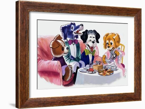 The Jolly Dogs-Francis Phillipps-Framed Giclee Print