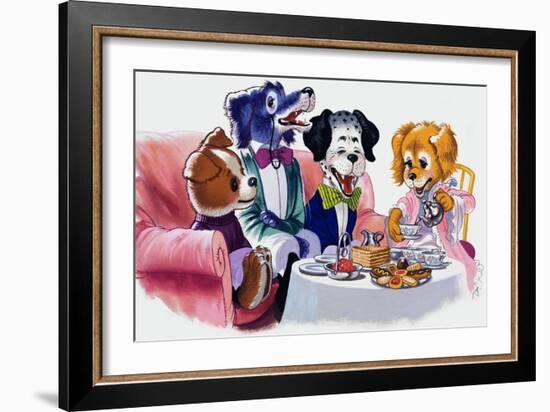 The Jolly Dogs-Francis Phillipps-Framed Giclee Print