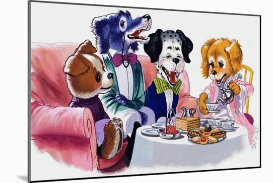 The Jolly Dogs-Francis Phillipps-Mounted Giclee Print