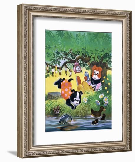 The Jolly Dogs-Francis Phillipps-Framed Giclee Print