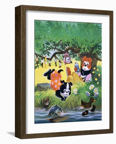 The Jolly Dogs-Francis Phillipps-Framed Giclee Print