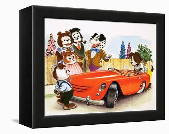 The Jolly Dogs-Francis Phillipps-Framed Premier Image Canvas