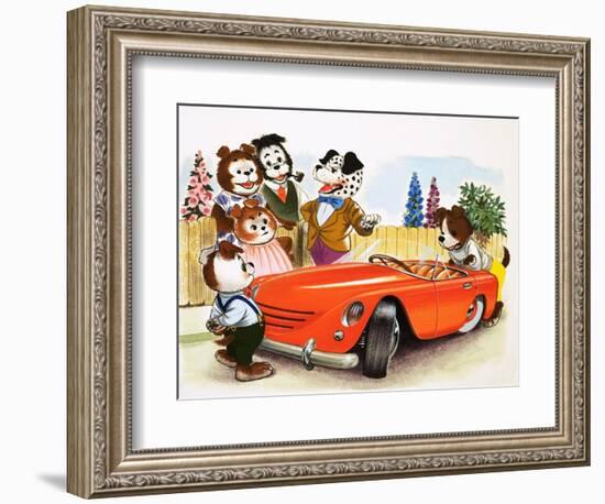 The Jolly Dogs-Francis Phillipps-Framed Giclee Print