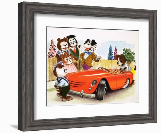 The Jolly Dogs-Francis Phillipps-Framed Giclee Print