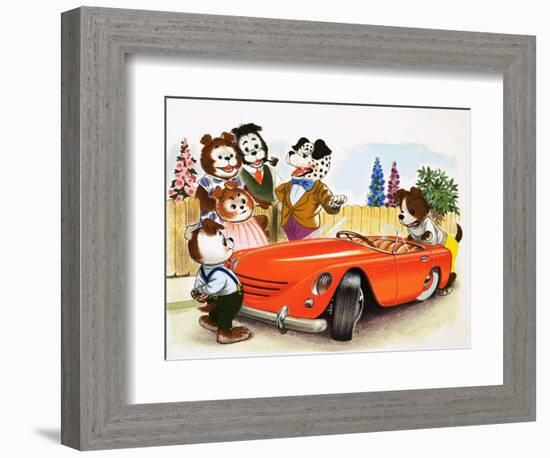 The Jolly Dogs-Francis Phillipps-Framed Giclee Print