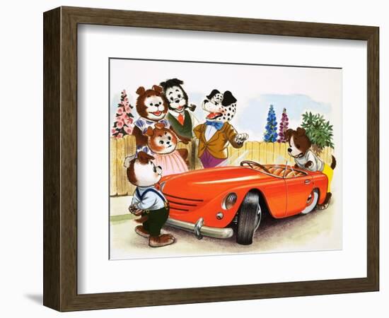 The Jolly Dogs-Francis Phillipps-Framed Giclee Print