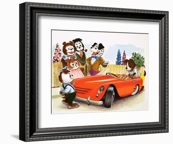 The Jolly Dogs-Francis Phillipps-Framed Giclee Print