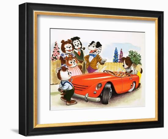 The Jolly Dogs-Francis Phillipps-Framed Giclee Print