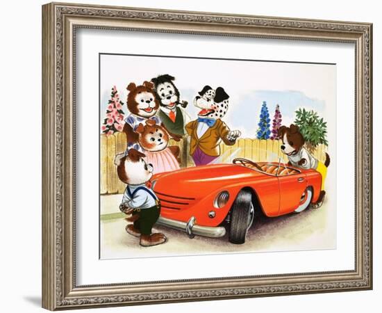 The Jolly Dogs-Francis Phillipps-Framed Giclee Print