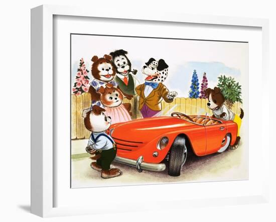 The Jolly Dogs-Francis Phillipps-Framed Giclee Print