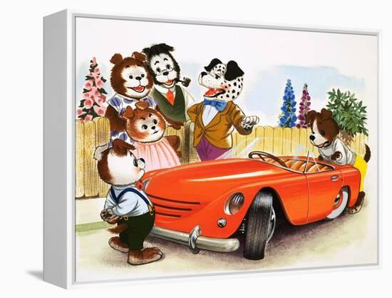 The Jolly Dogs-Francis Phillipps-Framed Premier Image Canvas