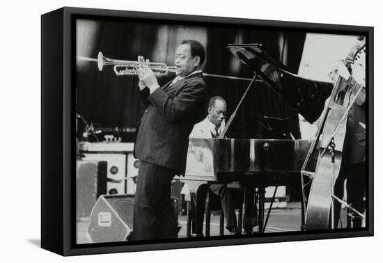 The Jonah Jones Quartet and Hank Jones, Newport Jazz Festival, Ayresome Park, Middlesbrough, 1978-Denis Williams-Framed Premier Image Canvas