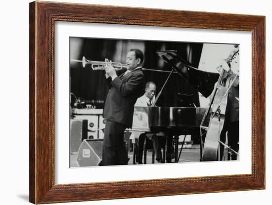 The Jonah Jones Quartet and Hank Jones, Newport Jazz Festival, Ayresome Park, Middlesbrough, 1978-Denis Williams-Framed Photographic Print