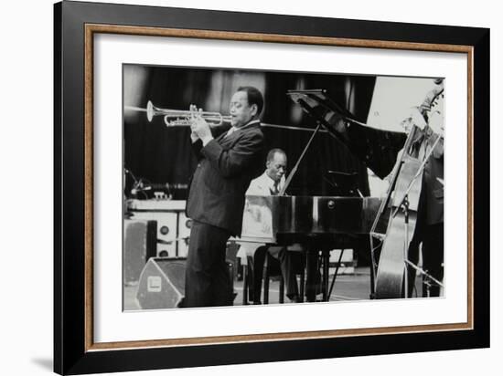 The Jonah Jones Quartet and Hank Jones, Newport Jazz Festival, Ayresome Park, Middlesbrough, 1978-Denis Williams-Framed Photographic Print